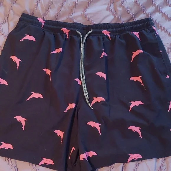 Pink Dolphin Swim Trunks size 2xl - Picture 1 of 6